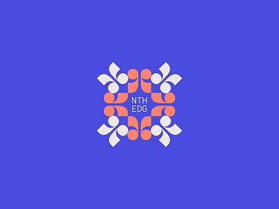 Ninth Edge rebrand 06 9 animation blue branding e identity leadership logo logomark pattern presentation quotes red type white