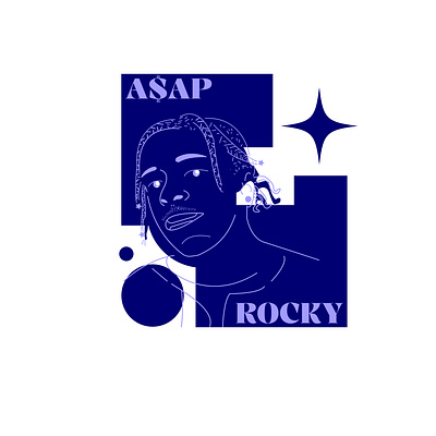 Art rocky apparel art branding design fashion graphic design hiphop illustration illustrator line lineart logo rap rocky star style t shirt ui vector wear