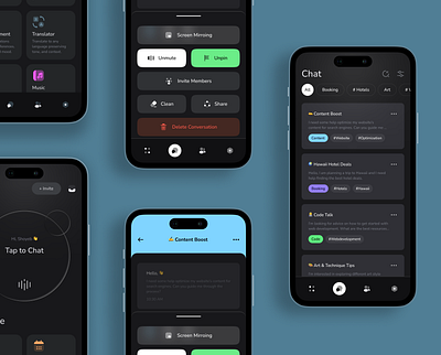 AI POWERED MOBILE APP ui ux