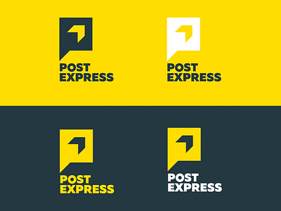 Logo for PostExpress branding design graphic design identity logo post postexpress