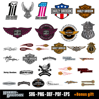 44 HARLY Motorcycle Logos & Design Bundle: SVG png eps pdf dxf branding logo motorcycle bundle harley davidson girly harley svg harley davidson harley davidson logo editable harley davidson logos harley davidson png harley fans harley letters logo motorcycle woman harley davidson png