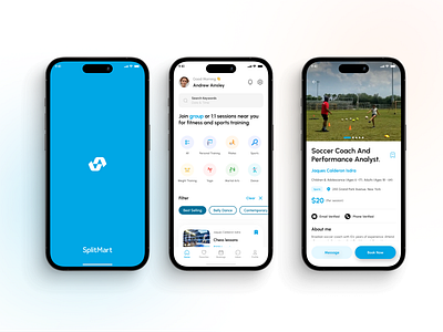 Modern Booking App | UI/UX booking app sports