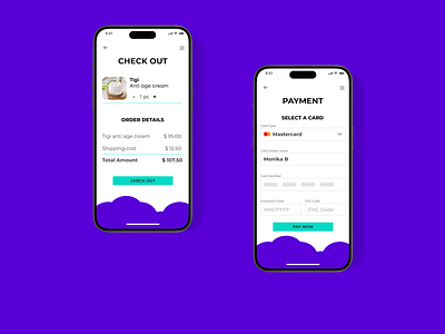 Credit Card Checkout app design graphic design ui ux