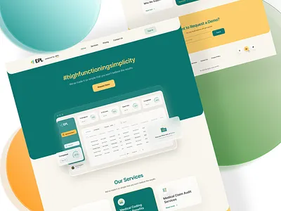 Website design for a computerized automated revenue enhancement blue digital healthcare figma designer free typography healthcare healthcare ui design homepage hospital interface design hospital website technology website user experience ux visual design web design website designer in berlin website designer in rome
