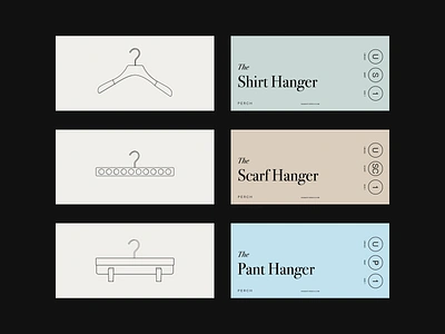 Hanger Cards apparel branding clothing hanger illustration packaging print typography