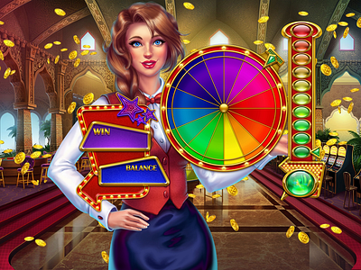 Mega Wheel animation casino casinogames gambling game art gamedeveloper gaming graphic design motion graphics onlineslots saleslots slot design slot machine slot machines slotanimation slotmakers slotopaint.com wheel