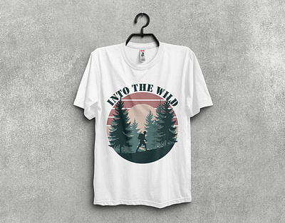 hiking t shirt design adventure camping design forest graphic design hiking hiking t shirt design mountain