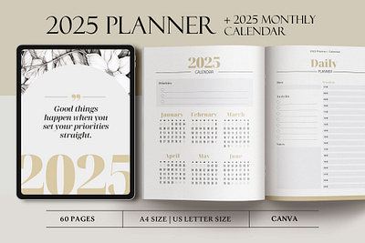 2025 Canva Planner template, Monthly Calendar template 2025 2025 monthly calendar 2025 planner blog planner business planner calendar template canva planner canva template daily planner ebook template fitness planner goal planner kdp planner meal planner monthly planner planner template self care planner weekly planner wellness journal