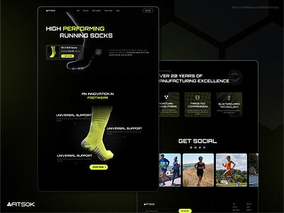 E-commerce Landing Page Redesign animation branding ui