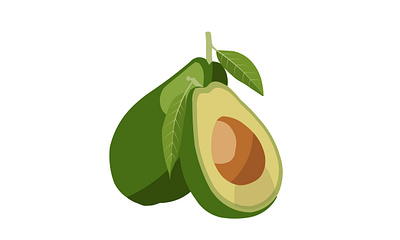 Vector of avocado figma