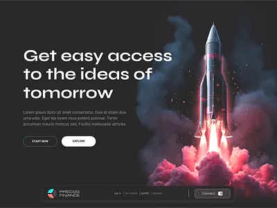Precog Finance - Crypto Launchpad Design branding crypto dashboard finance graphic design ico ido igo ino landing page logo prcog launch platform ui wallet web3