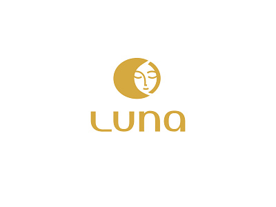 Luna logo beauty bed best branding cosmetics design face health house light logo logo designer luna minimal modern moon night sleep wellness woman