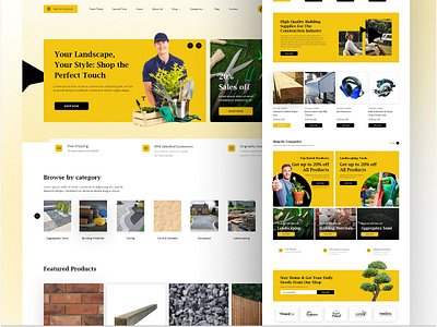 UI UX for Gardening Store branding design ui ux web web design