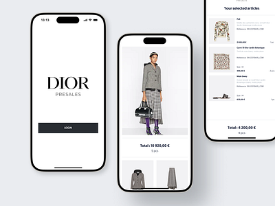 Dior - Customer fidelity service - Luxury Retail Mobile App dior fashion luxury mobile retail