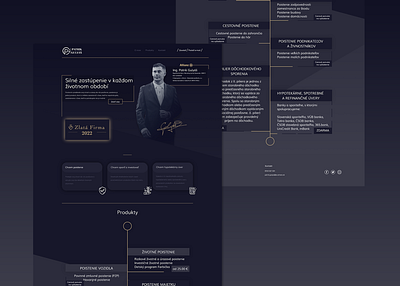 Patrik Gulyas insurance person | Web Design design graphic design ui web web design