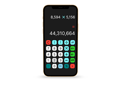 Calculator Design dailyui ui