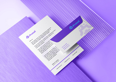 Protek® logo brand identity design. brand guideline brand iden brand identity branding cyber cybersecurity graphic design logo logo design logotype modern logo robot logo stationery design technology logo visual identity