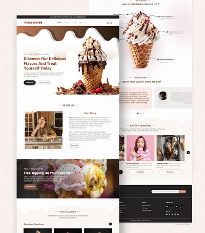 Web Design behance design developer dribbble figma freelancing graphic design html icecream landingpages logo pinterest programming uidesign uiux visualdesign webdesign website