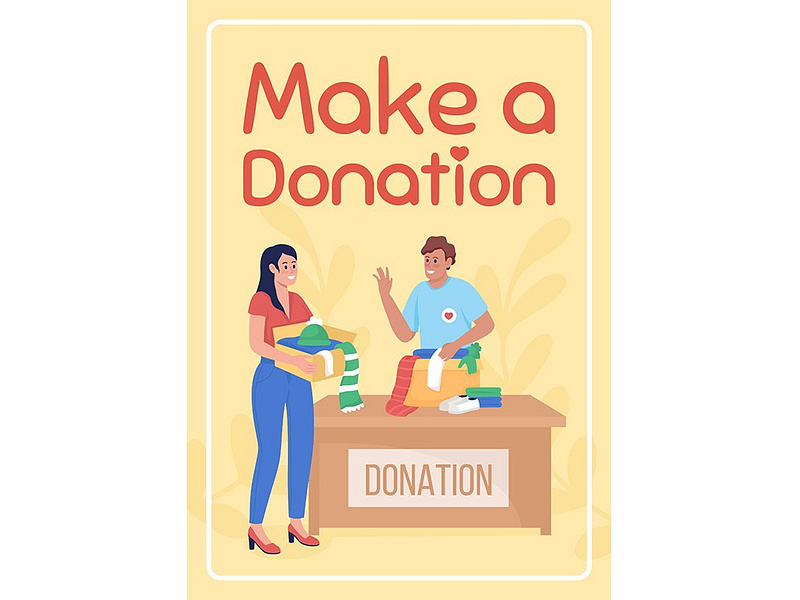 Make Donation Poster Template By Ruslan On Dribbble 5934