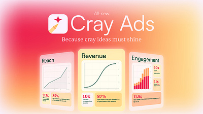 Cray Ads Introduction adobe after effects adobe illustrator ads advertisement advertising animation commercial cray ads design facebook ads graphic design instagram ads marketing motion graphics promotion short video ads small business tiktok ads youtube ads