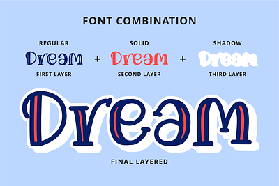 Font Combination branding design font font layered fonts illustration logo poster typeface typography ui