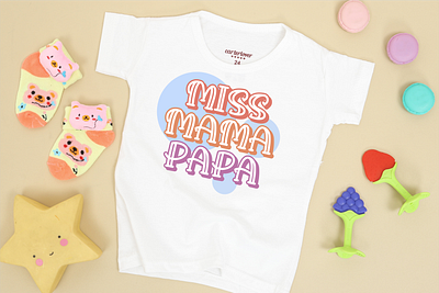 Miss Mama Papa branding design font fonts illustration logo poster typeface typography ui