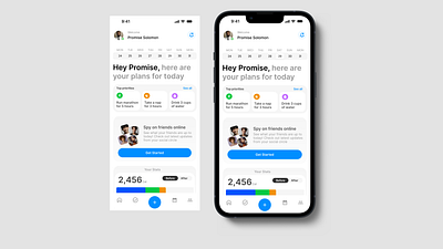 Task Managing App product design. visual design ui uiux product design