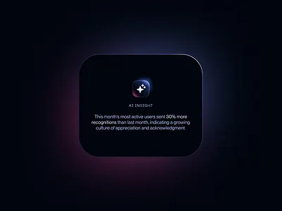 AI Insight ai card component dark dark mode dark theme glow gradient pp neue pp neue montreal pp telegraf sparkles sparks ui