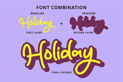 Easter Holiday Font Combination branding design font fonts illustration logo poster typeface typography ui