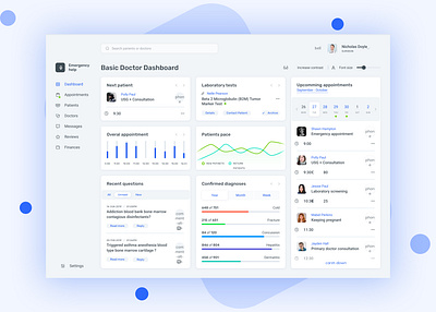 Doctor's Appointment & Dashboard UI Design - Health Management A app dashboard design design system health care health ui interface mobile app product design ui visual design web design