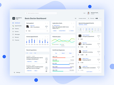 Doctor's Appointment & Dashboard UI Design - Health Management A app dashboard design design system health care health ui interface mobile app product design ui visual design web design