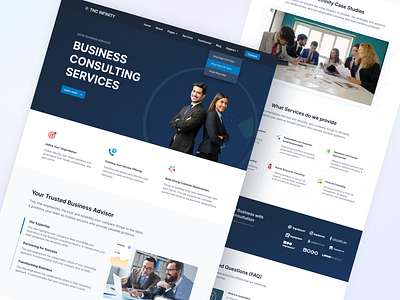 TNC Infinity - Corporate Website Template business business website corporate free template