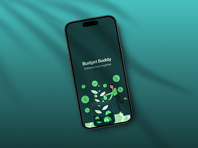 Budget Buddy Splash Screen app design budget app custom design design figma splash screen ux ux design