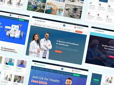 TNC MedFlow - Hospital Website Template multi layout template