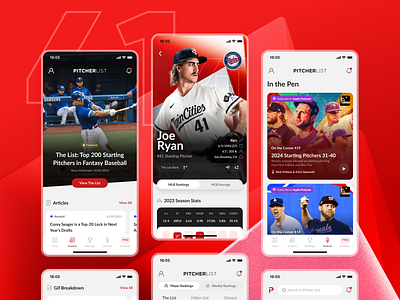 Baseball Tracking App app baseball baseball app design mobile mobile design player sport sport app tracker tracking tracking app ui ui ux uiux ux