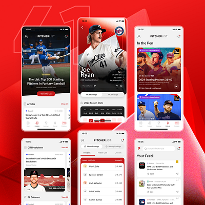 Baseball Tracking App app baseball baseball app design mobile mobile design player sport sport app tracker tracking tracking app ui ui ux uiux ux