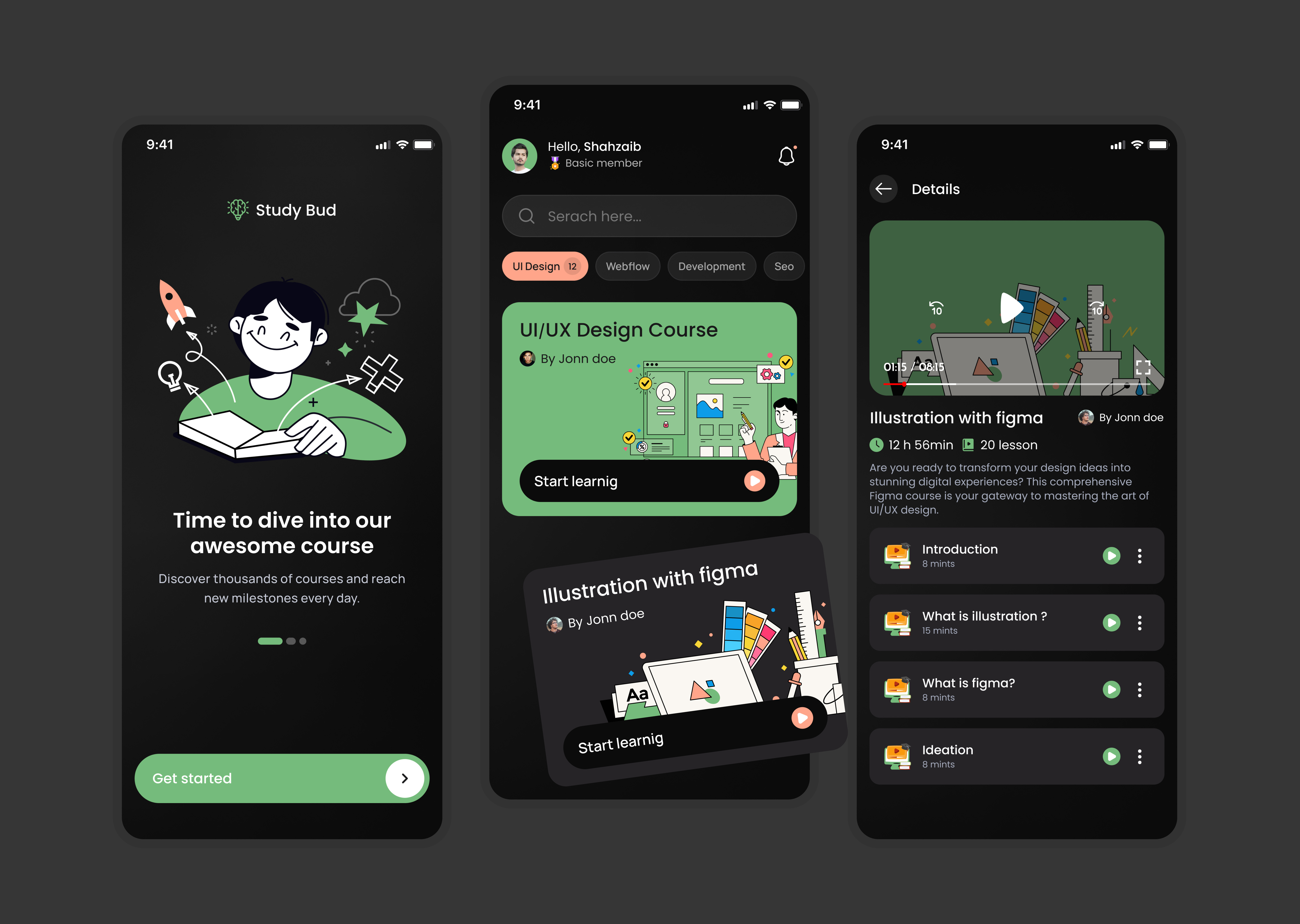 Example of Mobile App Design 