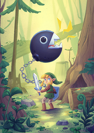 Zelda Links Awakening illustration