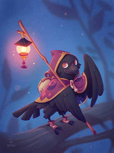 Raven light guard illustration