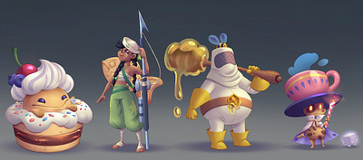 Sweets Fighters illustration