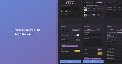 Case Study: Bringing The “Magic” To TopDecked austin texas branding card game case study data driven design design agency design system graphic design human centric design logo magic the gathering sealab showcase user experience user interface ux