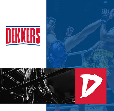 DEKKERS a Muay Thai Boxing Club. box boxing boxing gloves brand dekkers fight fighter graphic design graphic designer logo logo designer logo ideas logo maker logo typo logos muay muay thai thai typo typography