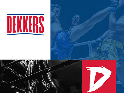 DEKKERS a Muay Thai Boxing Club. box boxing boxing gloves brand dekkers fight fighter graphic design graphic designer logo logo designer logo ideas logo maker logo typo logos muay muay thai thai typo typography