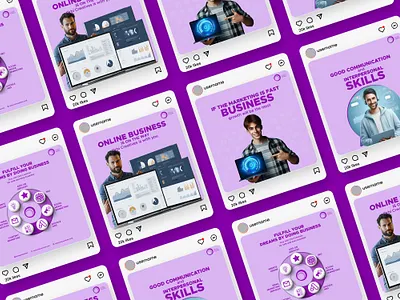 Social Media Kit Design 3d animation atik mansur branding business card design facebook post graphic design illustration instagram post logo logo design motion graphics post design social media design social media kit design social media post ui