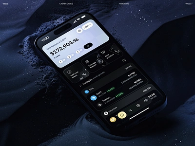 Casper Cards: Crypto Hardware Wallet ai animation app design bitcoin crypto crypto exchange cryptocurrency defi etherium finance fintech mobile app payments platform product design swap token trading wallet web3