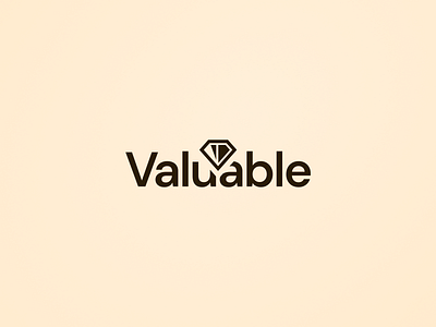 Valuable logo branding design identity logo typography