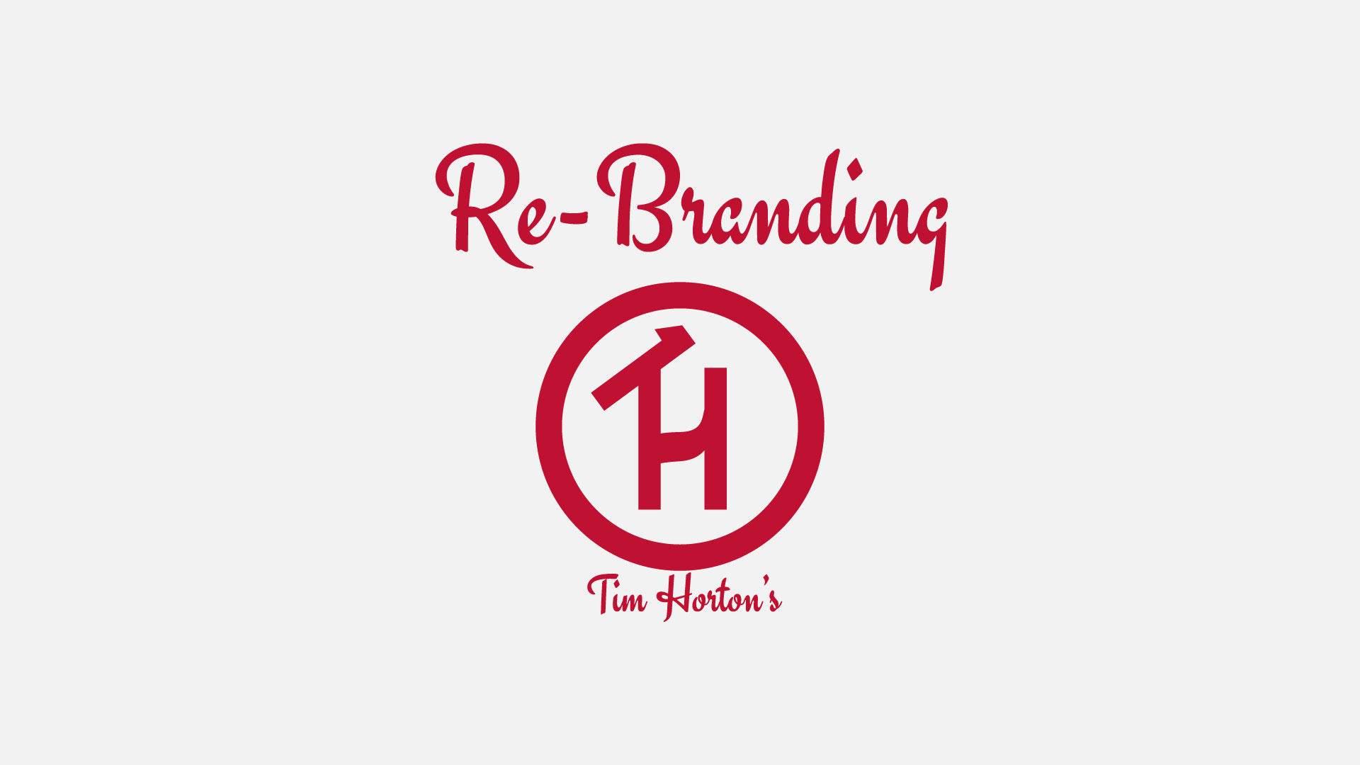Tim Horton's Re-Branding advertising ai design branding graphic design illustrator photoshop