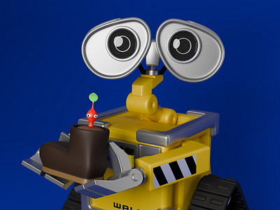 WALL-E 3d art design graphic design illustration modeling render