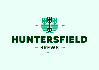 Huntersfield Brews arrow logo beer logo brand identity brewing logo graphic design logo logomark logotype simple logo