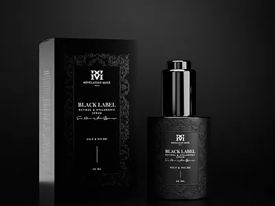 Minimal Cosmetics Branding, Black and White Packaging. modernbranding
